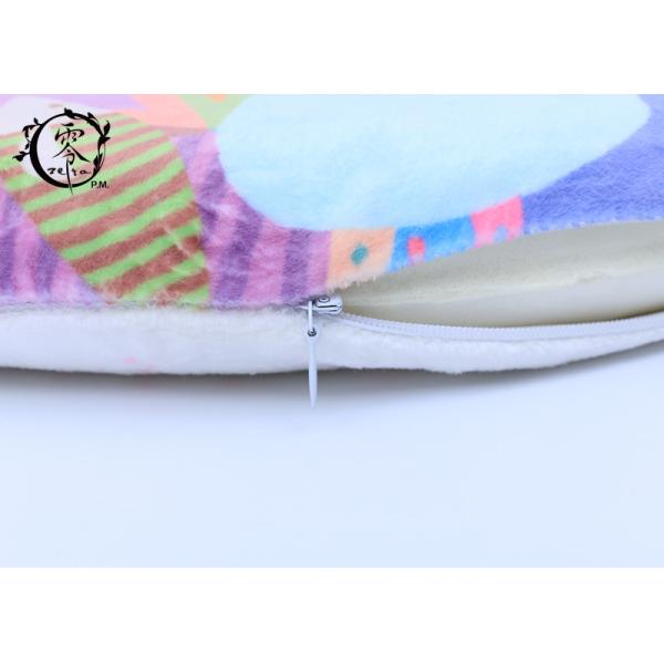 Cartoon Style Soft Decorative Cushions Pillows Brushy Velvet Customized Logo Size