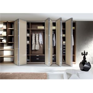 Walk In Closet Customized Wardrobe Furniture With Accessories