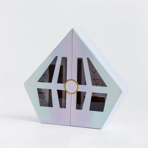 Custom gift box, high-end special-shaped cosmetics, double door gift box, water