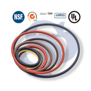 Quality Flat Round High Temp Rubber O rings High Tensil UV Ozone Resistance EPDM for sale