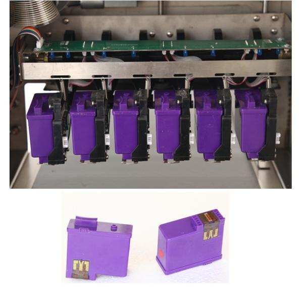 High Resolution Egg Marking Equipment , Edible Grade Quick Dry Ink Egg Printer