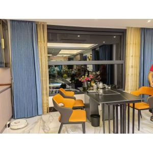 folding window aluminum balcony vertucal