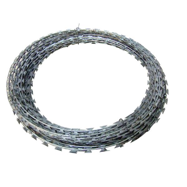 Buy Anti Climb 2m Height Galvanized Razor Wire Barbed Wire at wholesale prices