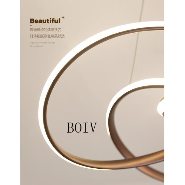 modern simple Nordic creative chandelier Atmospheric meal hanging Luminaire for living room, staircase and bedroom