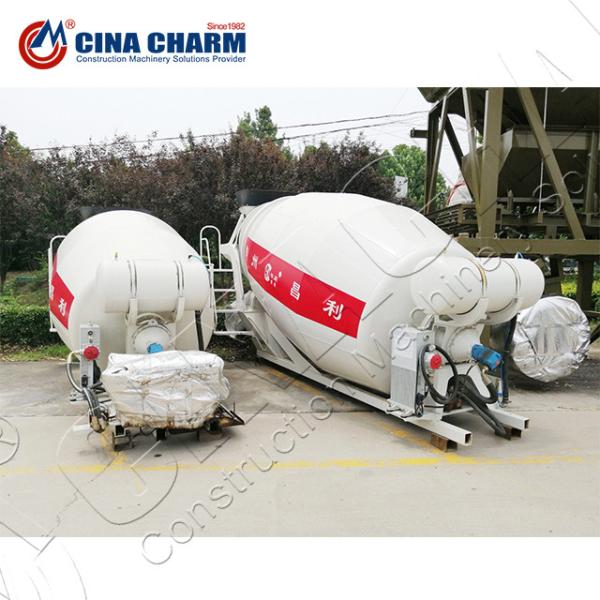 High Precision Cement Truck Drum , 8CBM Capacity Diesel Concrete Mixer Drum