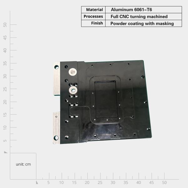Corrosion Resistant Lightweight Aluminum Front Panel With Anodized Surface
