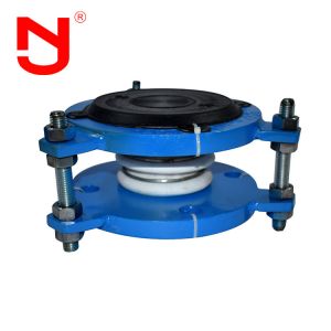 Chemical Resistant PTFE Bellows Expansion Joint With Stainless Steel Flange