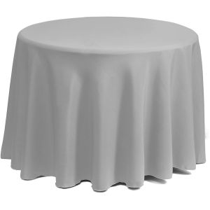 Custom Printing Round Disposable Plastic Table Sheets For Festival Party