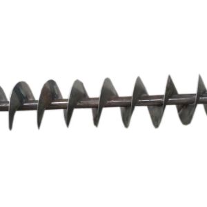 Non Shaft Continuous Screw Flight Blade Carbon Steel Material