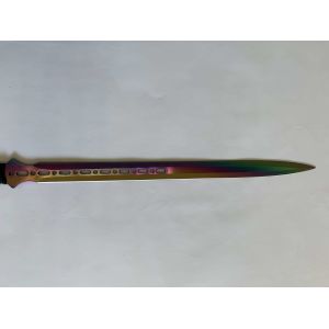 Fishbone Nylon Handle Hunting Knife HRC50 To 55 Titanium Hand Polished