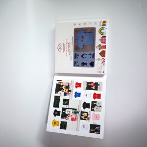 Lithium Rechargeable Digital Video Brochure , Lcd Video Greeting Card With USB
