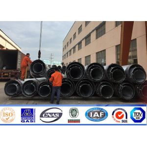 Gr65 100FT MV Galvanized Q235 Mono Pole Tower