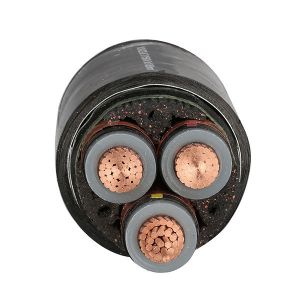 High Voltage PVC Insulated Copper Conductor Power Cable with PVC Jacketed