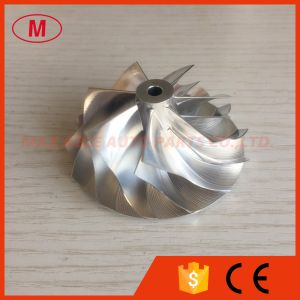 K04 49.62/61.98mm 7+7 blades performance milling/aluminum 2618/billet compressor