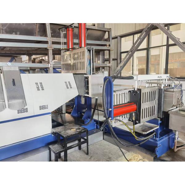 Double Stage Single Screw Extruder Automatic PE Film Washing System Electrical Heating