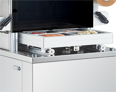 Factory Direct Sale Automatic Vertical Vacuum Skin Sealing Machine DQ440VSL Food