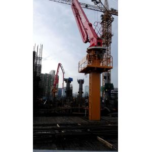Safety Schwing Placing Boom 5m 8m 10m Column Length Electronic Control System