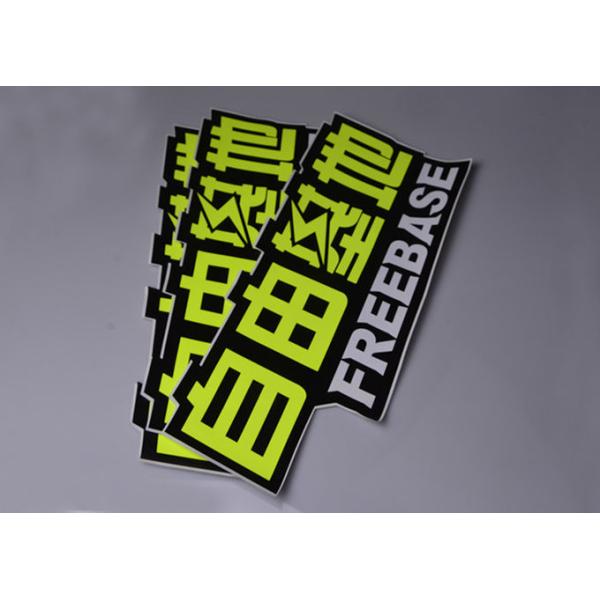 Customized printing adhesive luminous green fluorescent PVC vinyl outdoor car decal stickers