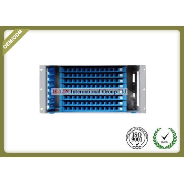 Waterproof 5U 96 Ports Fiber Optic Distribution Box For Telecommunication /