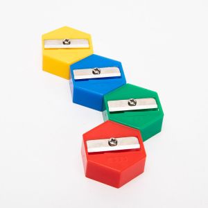 8mm Simple Plastic Handheld Pencil Sharpener One Hole