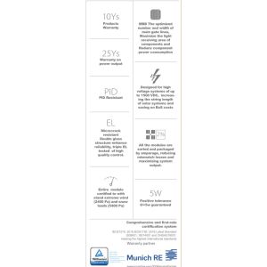Household 335 Watt Off Grid Monocrystalline Solar Panel