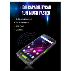 JZIOT V9000P 5.5INCH Android 9.0 UHF RFID Handheld Reader PDA with 16MP Rear