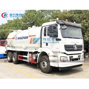 6x4 10 Wheels Shackman Vacuum Sewage Suction Truck