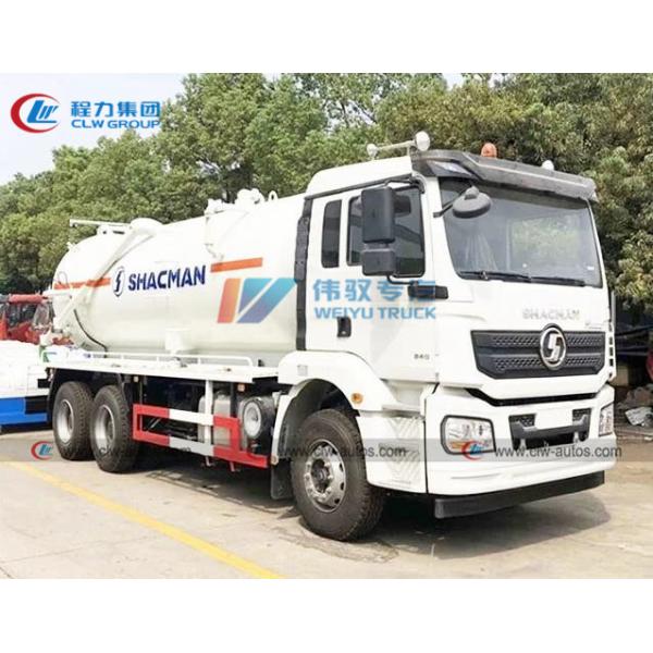 Buy 6x4 10 Wheels Shackman Vacuum Sewage Suction Truck at wholesale prices