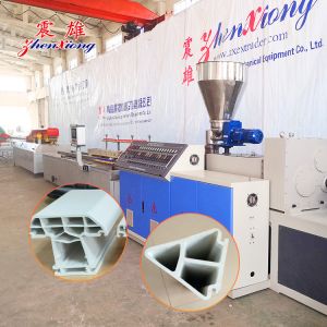 ISO9001 Plastic Profile Extrusion Line PVC UPVC Profile Extrusion Line Stable