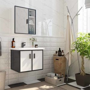 China Wall Mounted Plywood Bathroom Cabinet on sale