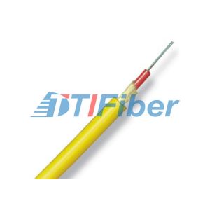 Simplex Fiber Optic Cable Outdoor Singlemode PVC Jacket For Data Communication