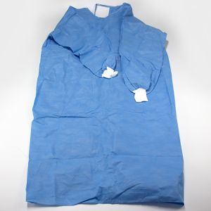 Sterile Disposable Surgical Gown With Rib Cuff