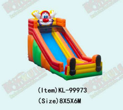 Children Fun Park Inflatable Clown Slide For Rentals