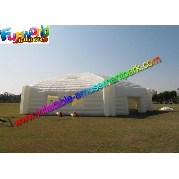 Buy Durable Super Giant Inflatable Tent White Air Building Structure For Rent at wholesale prices