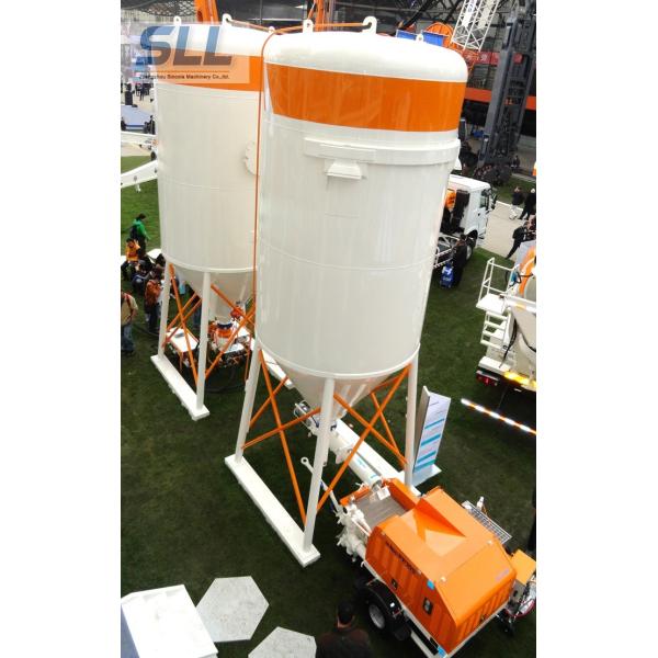 Buy Construction Site Small Cement Silo / Low Level Cement Silos Detachable at wholesale prices