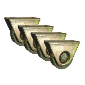 Zinc 660lbs Loading 4 Inch Heavy Duty Casters U Shape