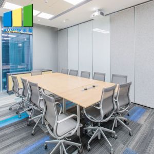 85 MM Thickness Operable Sliding Partition Walls For Meeting Room MDF With