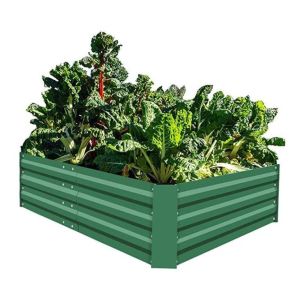 Eco Friendly 80x60cm Galvanized Metal Raised Beds