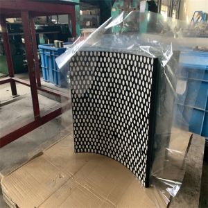 AI2O3 Ceramic Chute Liners Ball Mill Polyurethane Ceramic Tile Liners