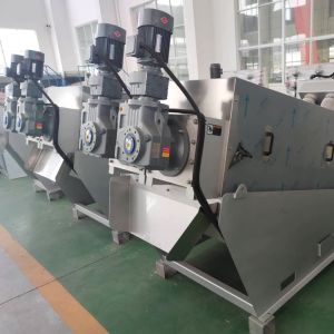 Agricultural Screw Press Sludge Dewatering Machine Stainless Steel