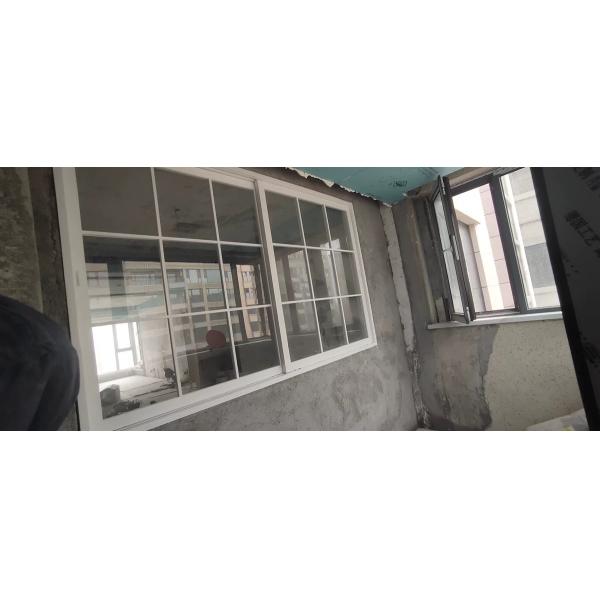 DERCHI Fold up Black Aluminium Bifold Windows Double Glazed Glass Balcony Vertical Folding Window