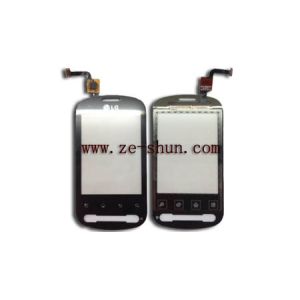 Black LG Optimus Me P350 Replacement Touch Screens , Mobile Touch Screens
