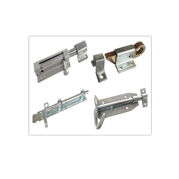 Heavy Duty Double Sided Sliding Door Latch For Sliding Door Zinc Silver