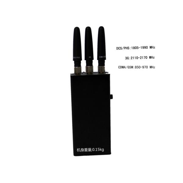 3 Bands Portable Cell Phone Jammer Handheld For WiFi Bluetooth GPS 3G