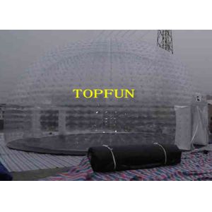 8m Diameter Inflatable Party Tent Clear Dome Tent Noncontinuous Type
