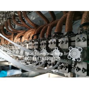 3KW 5000 Bottles / Hour Hair Wax Hot Filling Machine