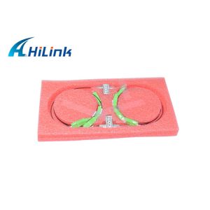 SC APC Mechanical Latching Fiber Bypass Switch , Multimode 2X2 Optical Switch