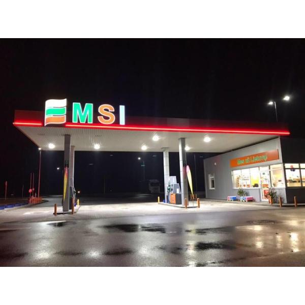 160LM/W Factory Price LED Canopy Light for Petrol Gas Station 5 Years Warranty 3