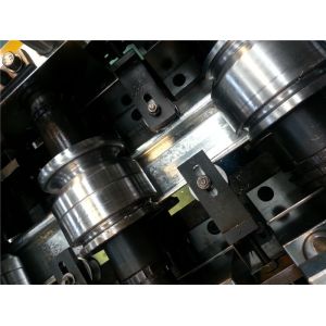 0.4-0.7mm Shutter Roll Forming Machine PLC control 14 stations