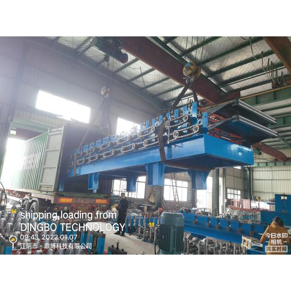 Cr12 Roller Rack Upright Roll Forming Machine 16 Roller Stations